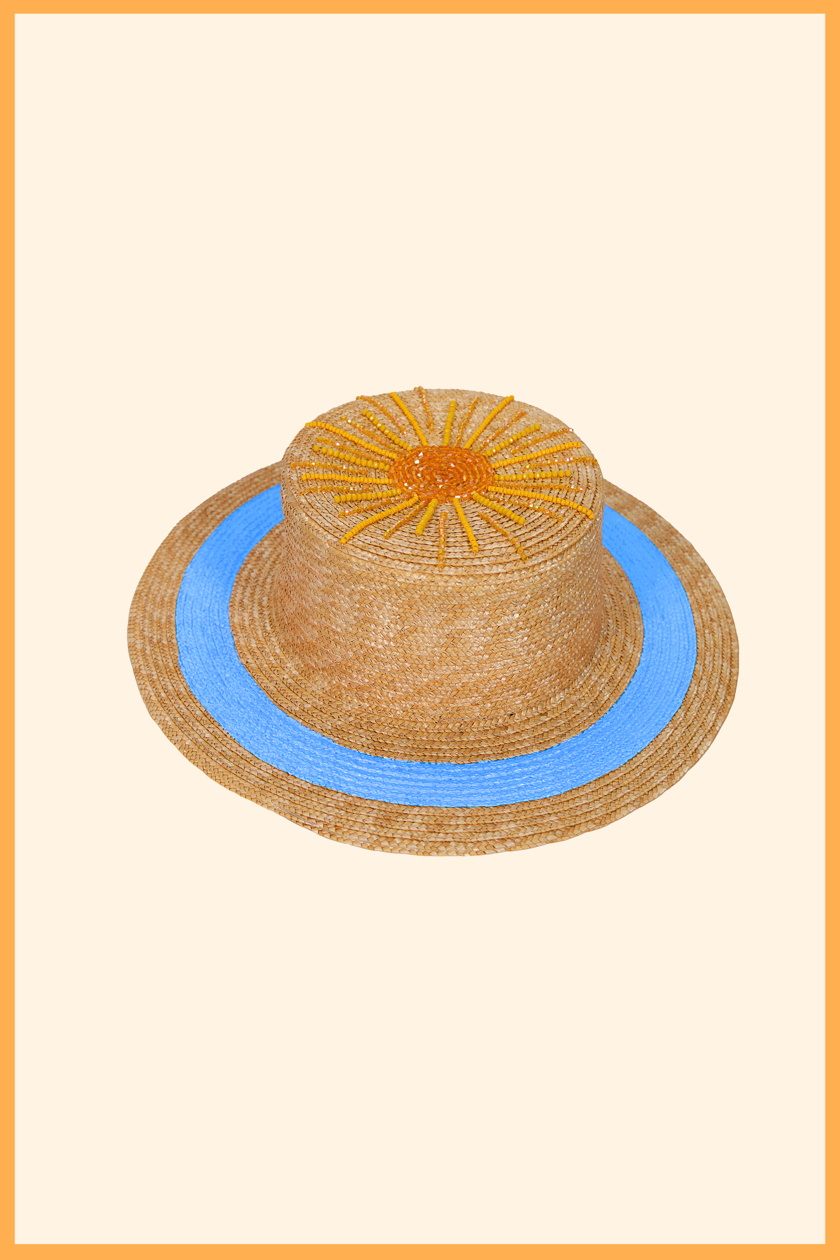 ZAYA CUSTOM LIGHTWEIGHT STRAW CANOTIER HAT