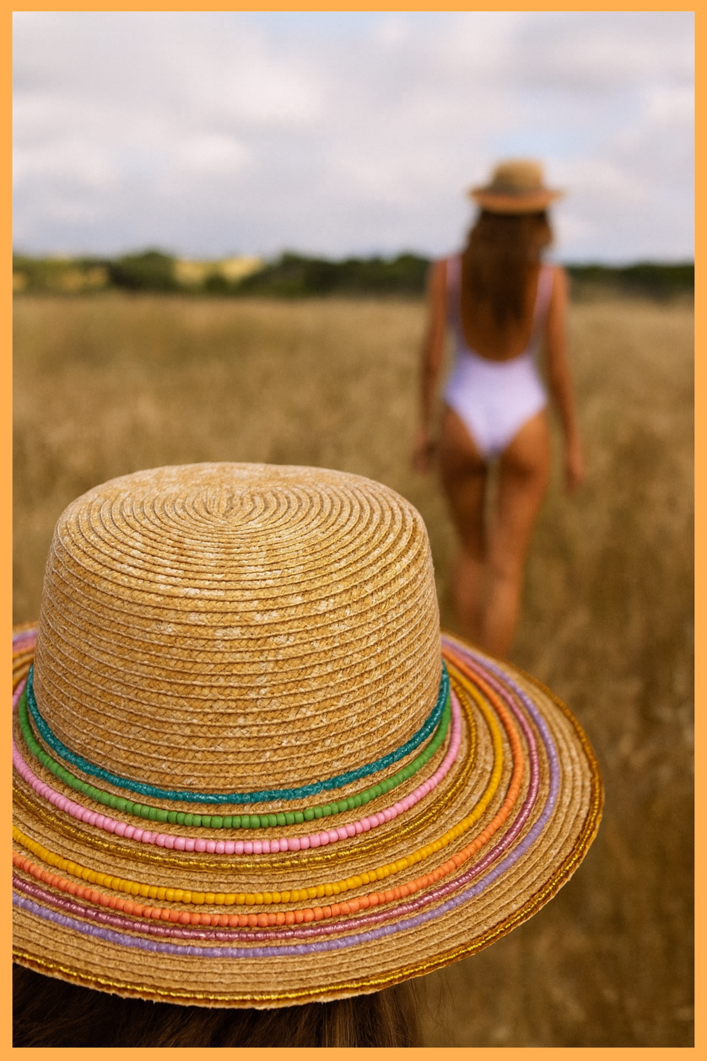 BORA BORA LIGHTWEIGHT STRAW CUSTOM CANOTIER HAT