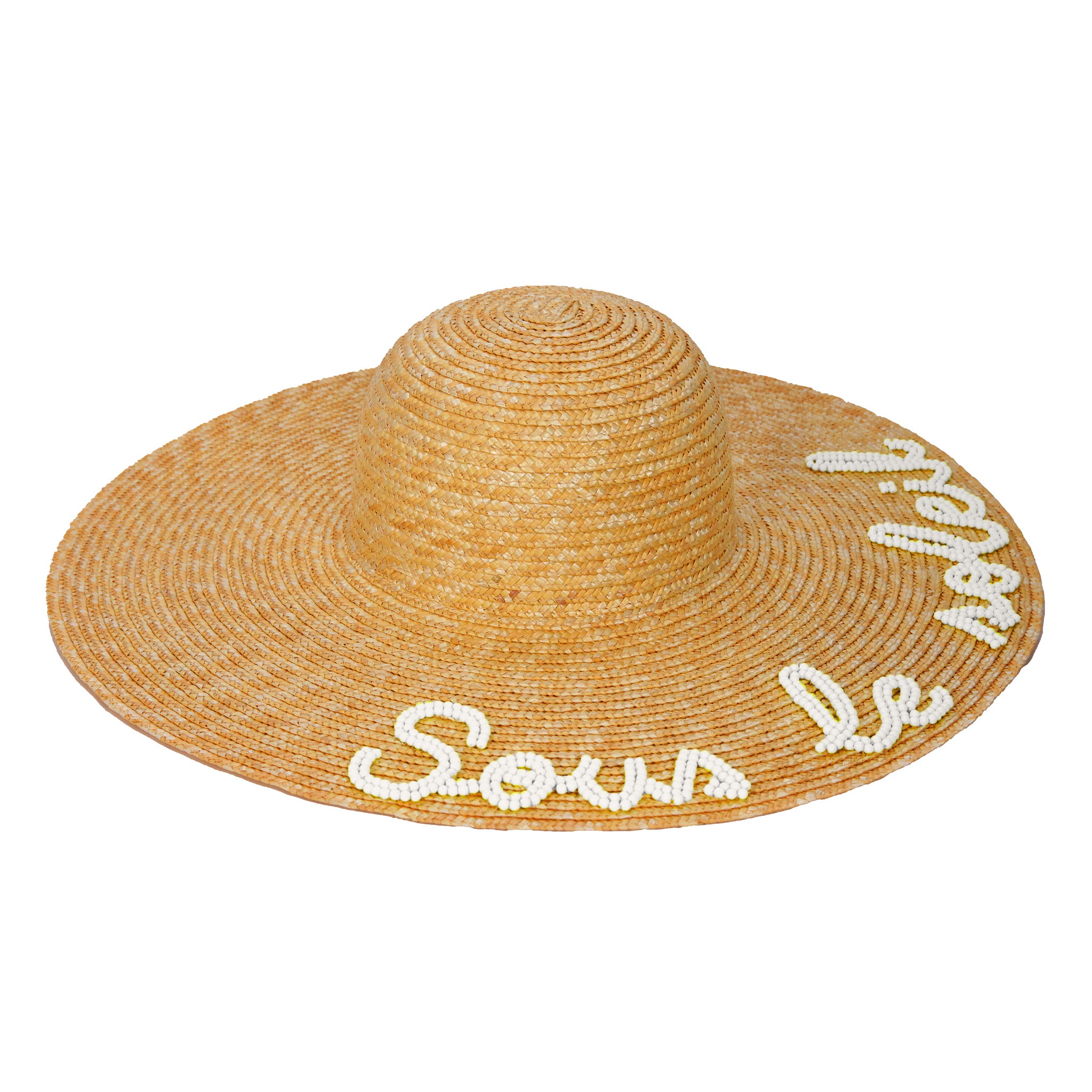 CHAPEAU À BORD LARGE PERSONNALISÉ - LUCE
