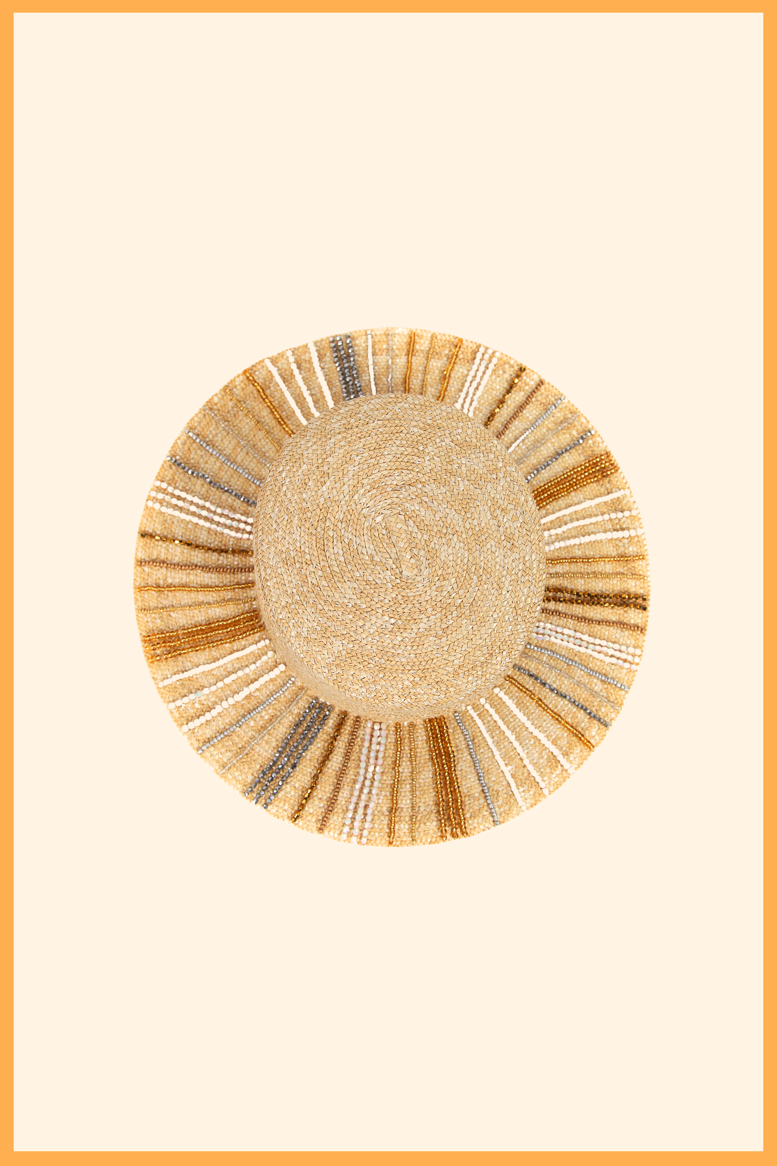 SANA CUSTOM LIGHTWEIGHT STRAW CANOTIER HAT