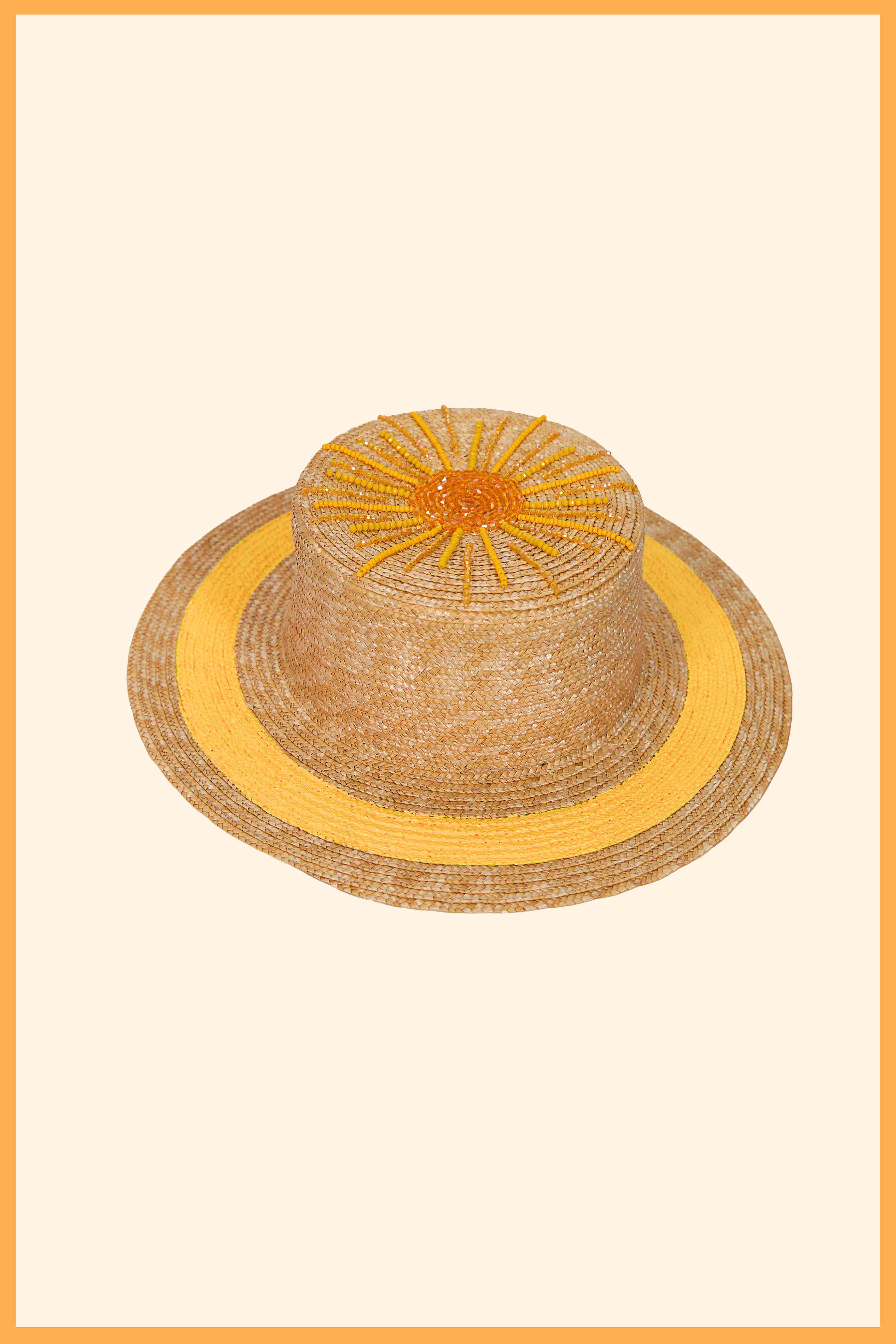 ZAYA CUSTOM LIGHTWEIGHT STRAW CANOTIER HAT