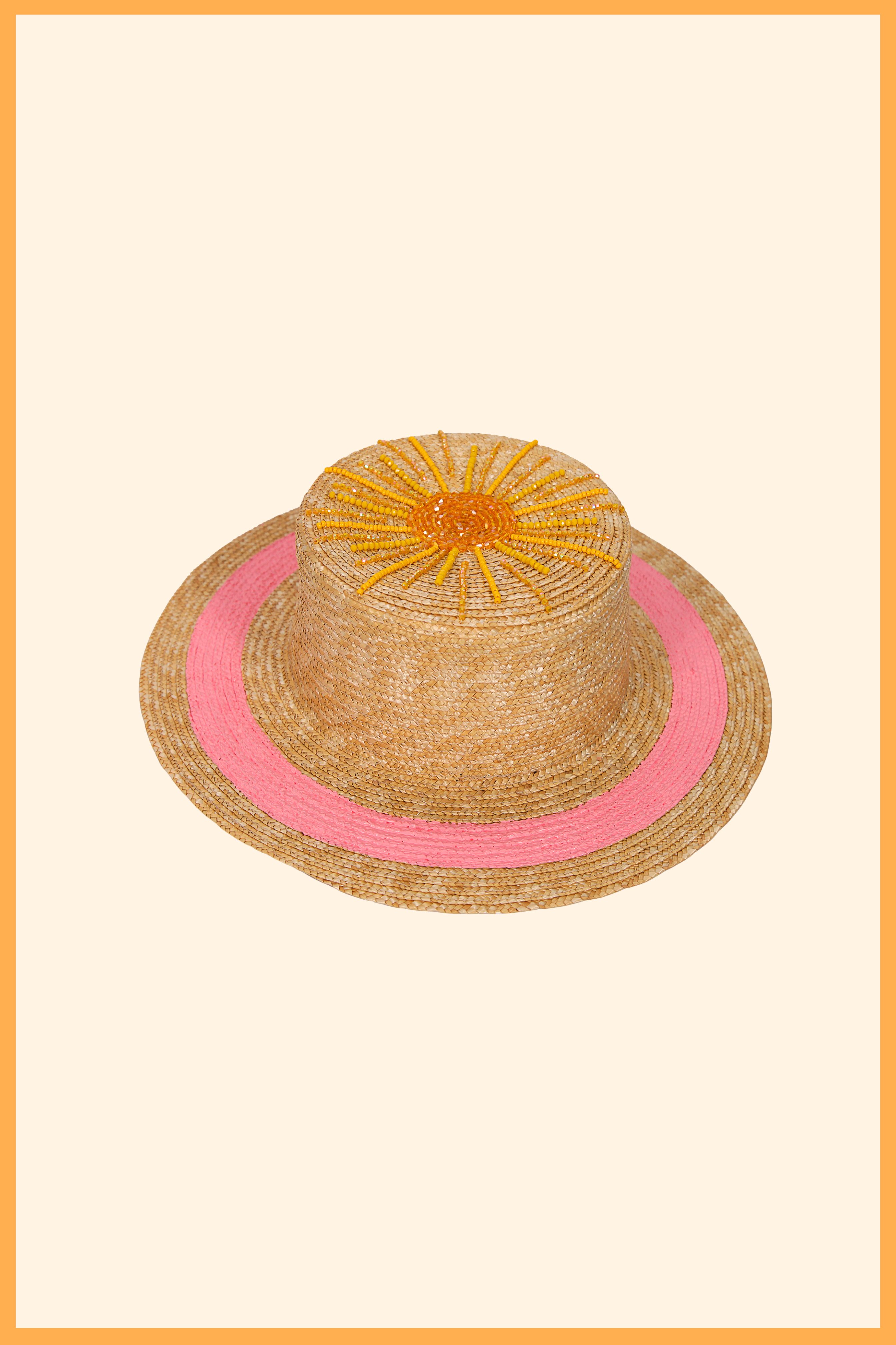ZAYA CUSTOM LIGHTWEIGHT STRAW CANOTIER HAT