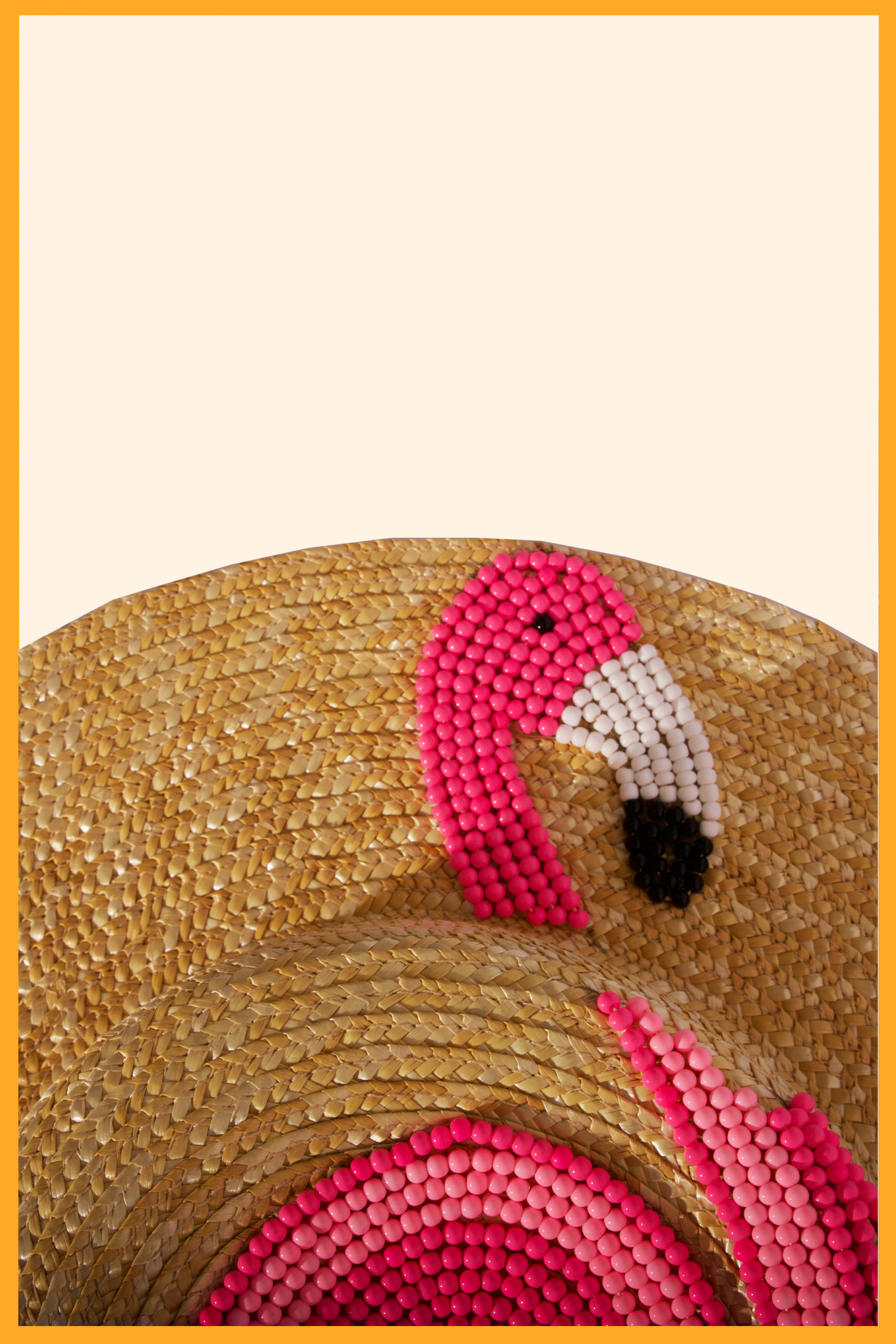 Chapeau de soleil Flamant Rose