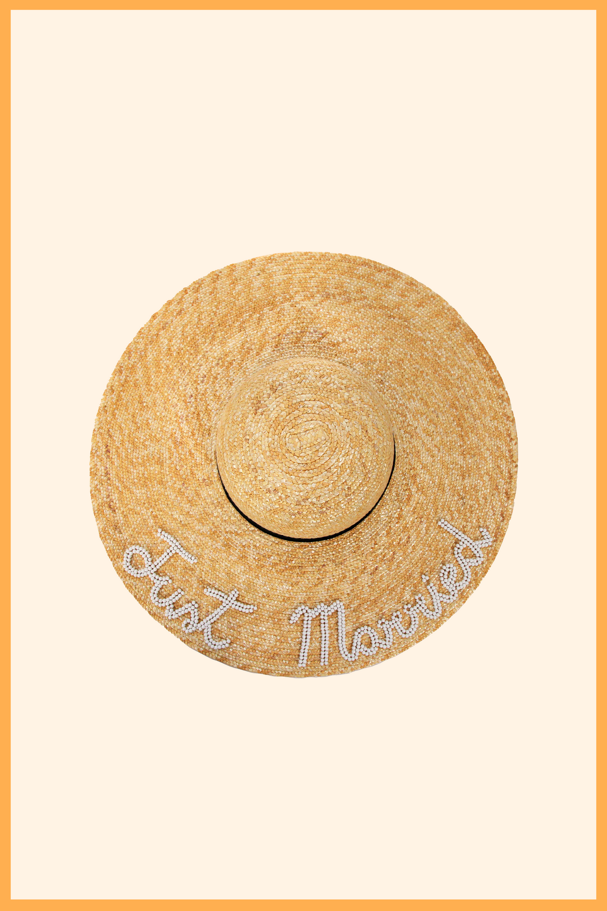 Personalized Bridal Hat – Poetic Refinement by Caren Lola