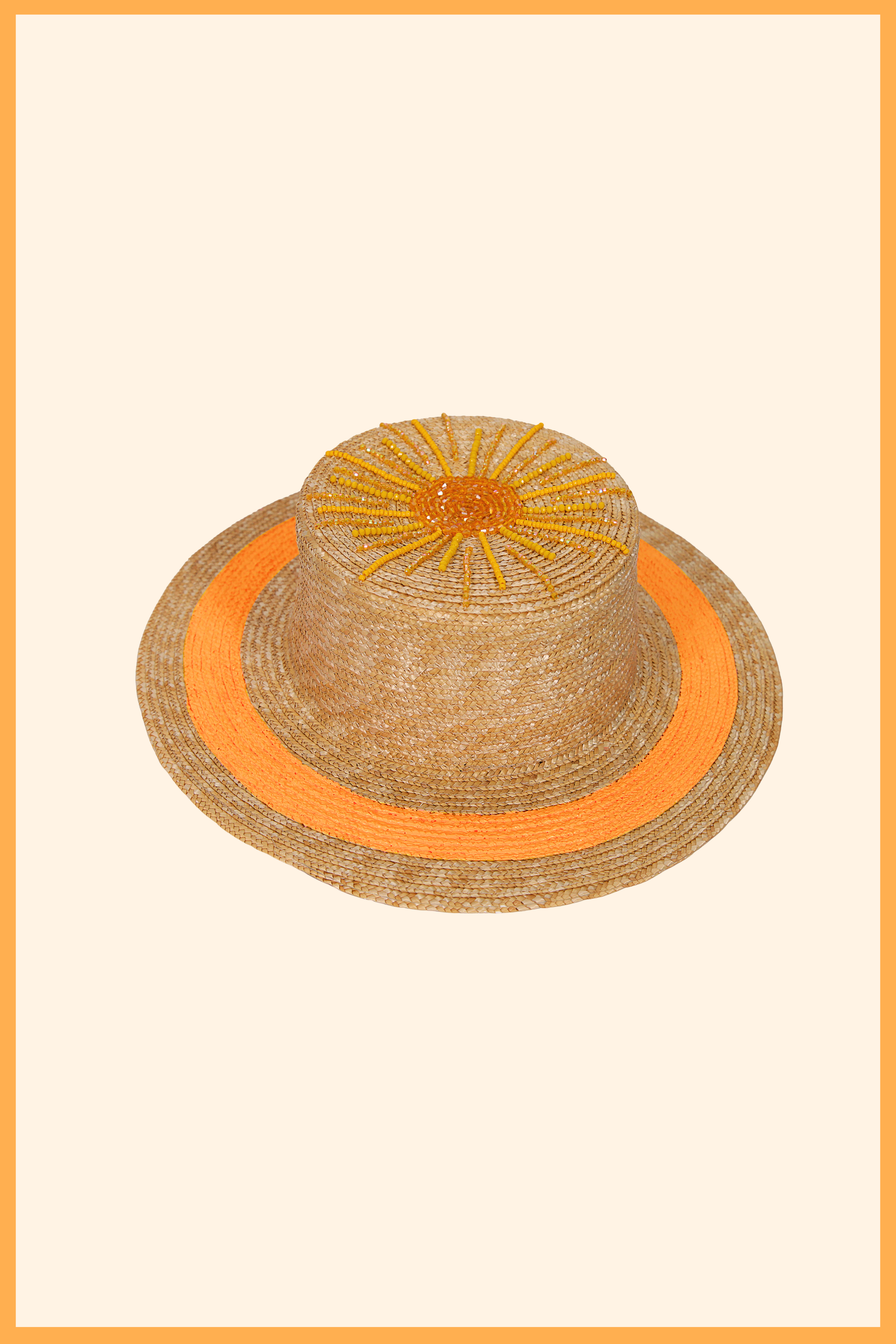ZAYA CUSTOM LIGHTWEIGHT STRAW CANOTIER HAT