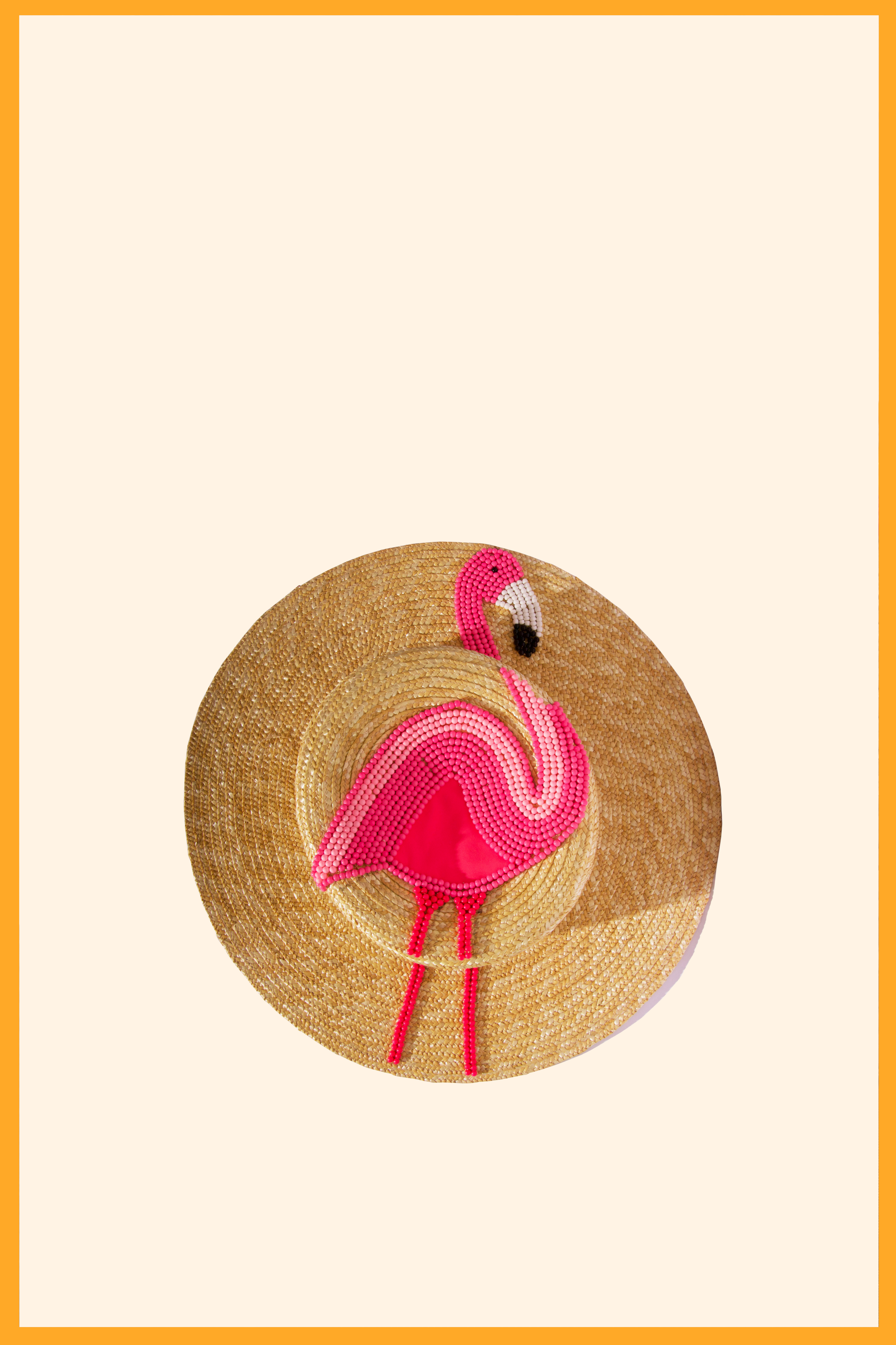 Chapeau de soleil Flamant Rose